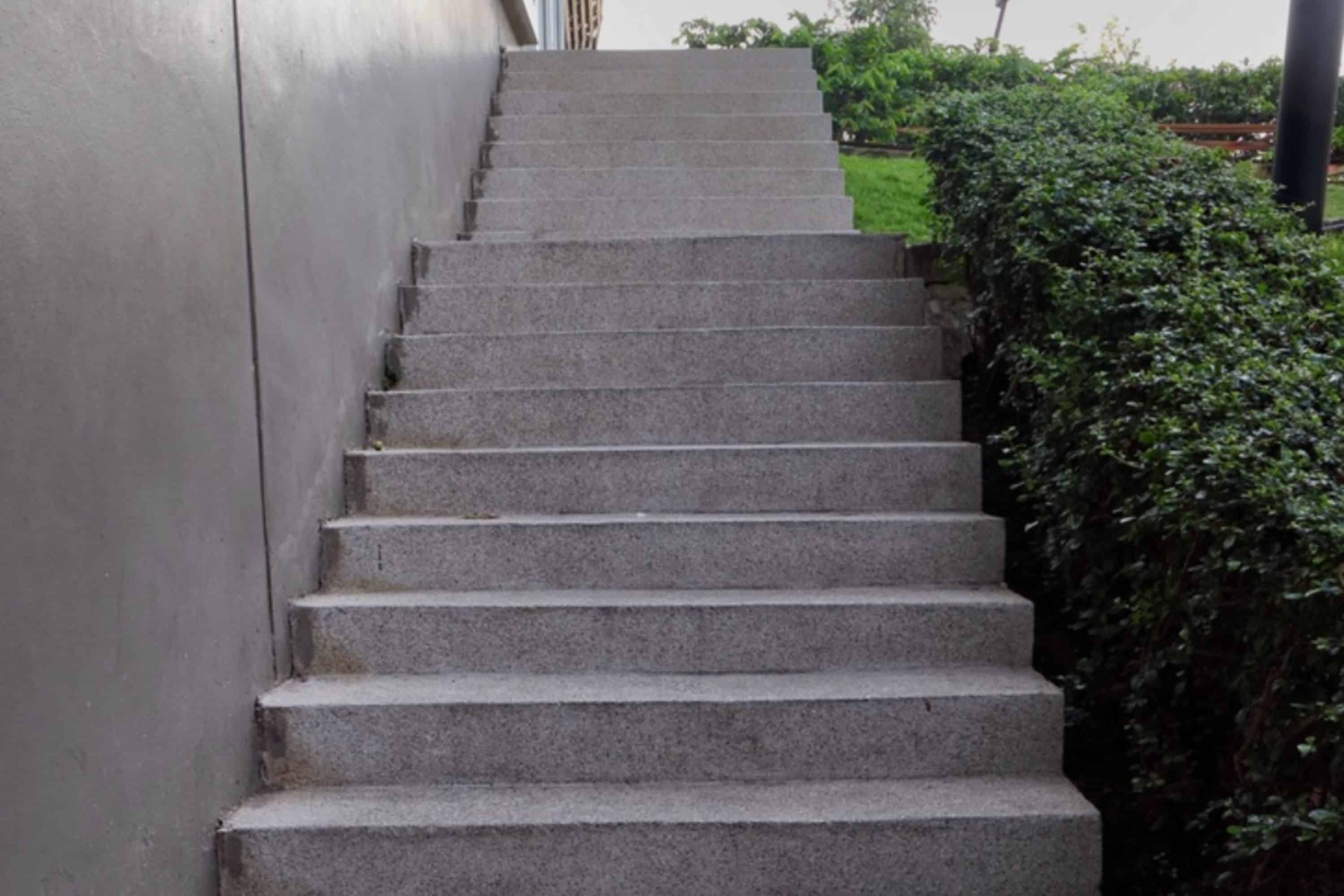 escalier exterieur beton